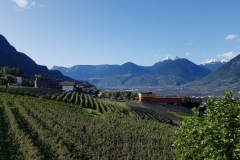 Blick von Schenna auf Meran
