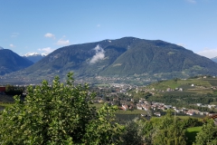 Blick von Schenna auf Meran