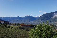 Blick von Schenna auf Meran