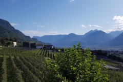 Blick von Schenna Richtung Meran