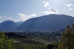 Blick von Schenna Richtung Meran