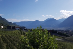 Blick von Schenna Richtung Meran